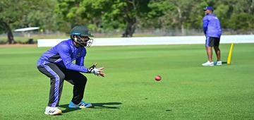 Litton Das Returns to Training, Completes Keeping Drills Without Discomfort