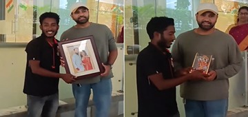 Odisha Fan Cycles 24 Days To Mumbai, Finally Meets Rohit Sharma