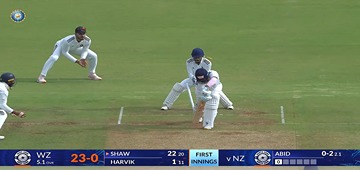 Prithvi Shaw’s Duleep Trophy Comeback Ends With 22-Run Dismissal