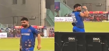 Rinku Singh Flashes Bicep After Fan Asks About His Power-Hitting Abilit