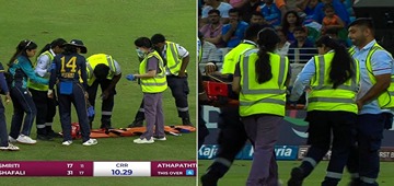 Vishmi Gunaratne Injury Scare After Being Carried Off During Asia Cup Final