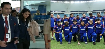 Indian Women Arrive In Delhi After Record Asia Cup Triumph Amid Trophy Row